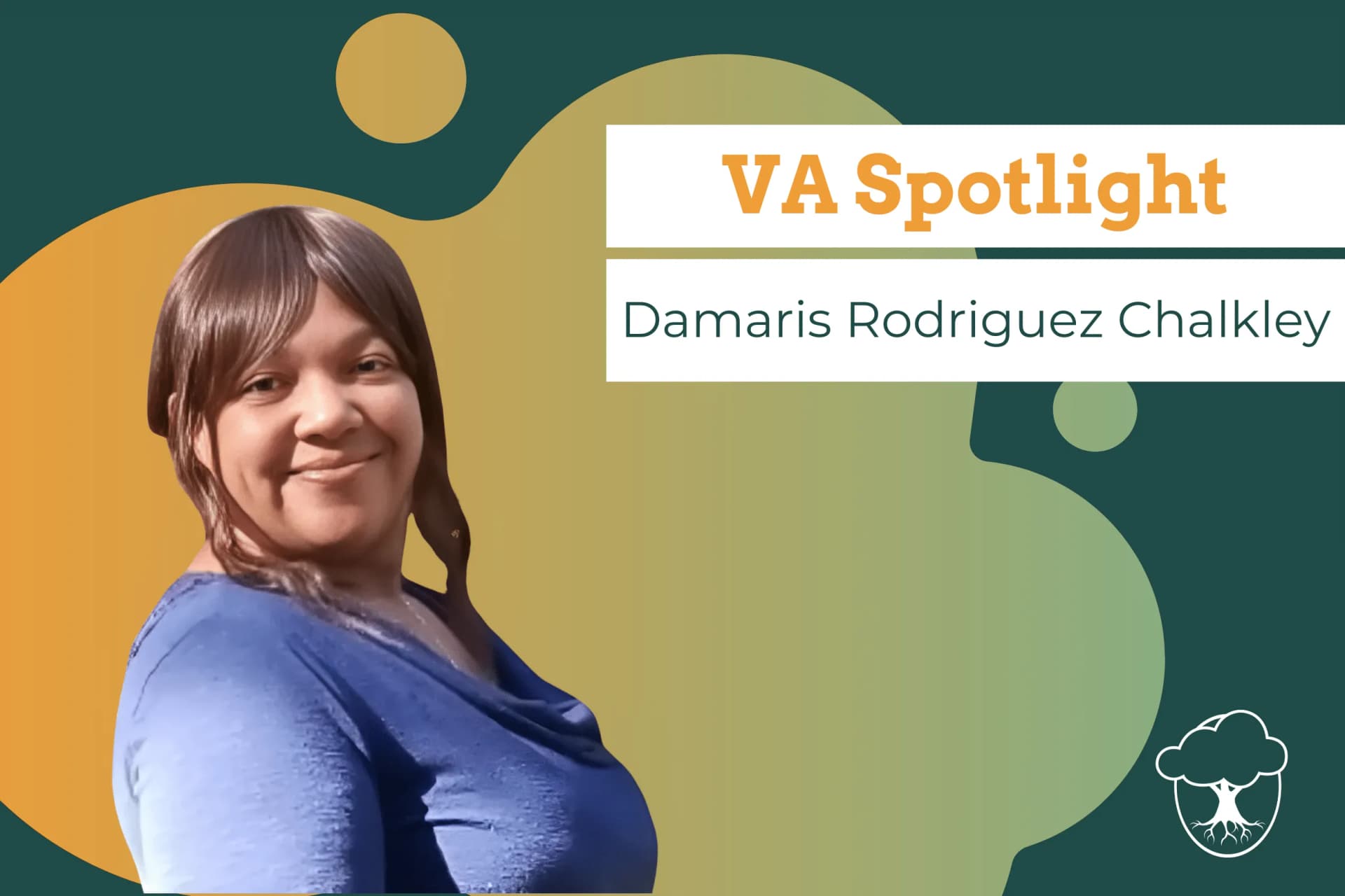 Professional headshot of Damaris Rodriguez Chalkley, HR and operations Virtual Assistant