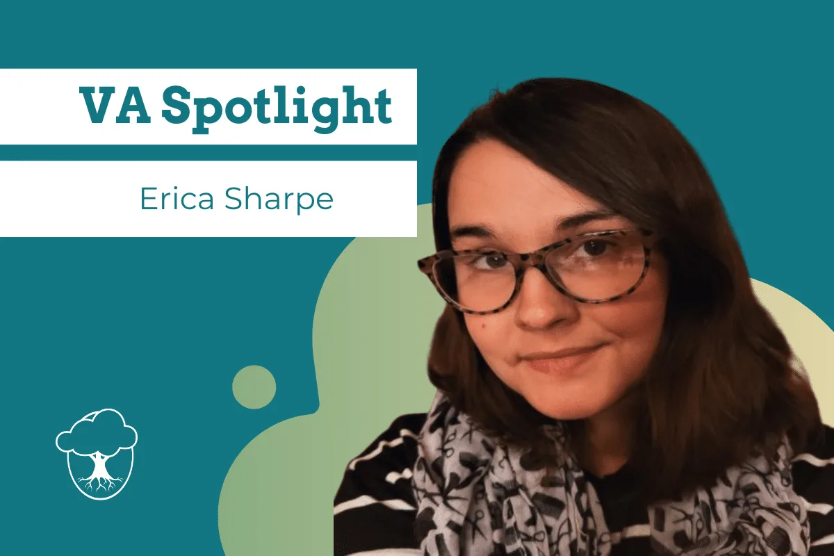 Erica Sharpe, Nacho virtual assistant known for creativity and organizational skills