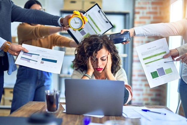 Entrepreneur analyzing business pain points and identifying tasks to delegate to VA