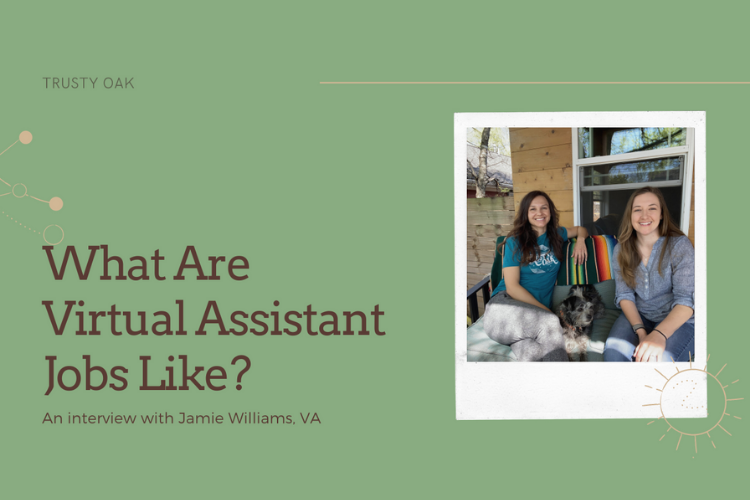 Virtual assistant Jamie Williams sharing insights about freelancer life and working with clients