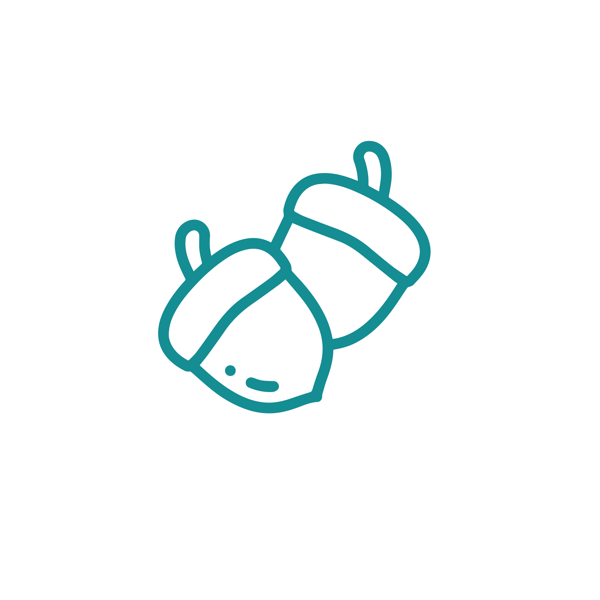 Acorn icon symbolizing growth in client and virtual assistant communication partnerships