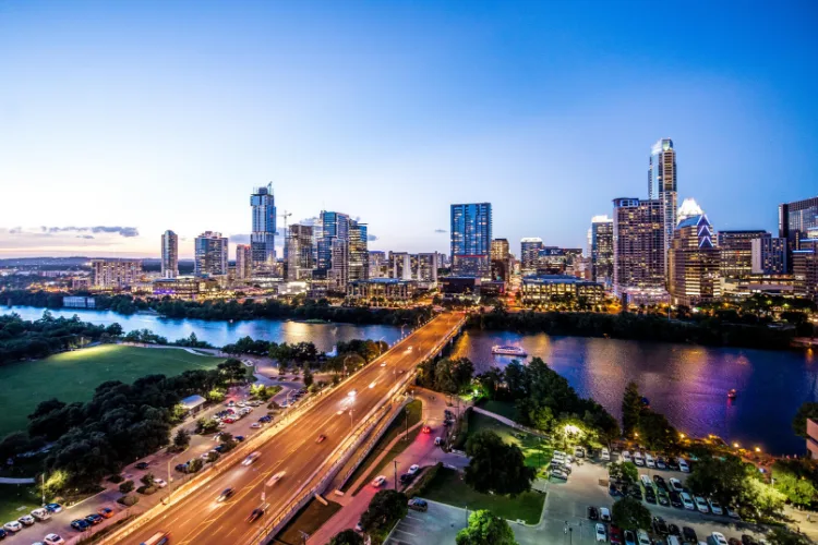 Austin Texas cityscape representing ATX Web Designs business growth story with Nacho