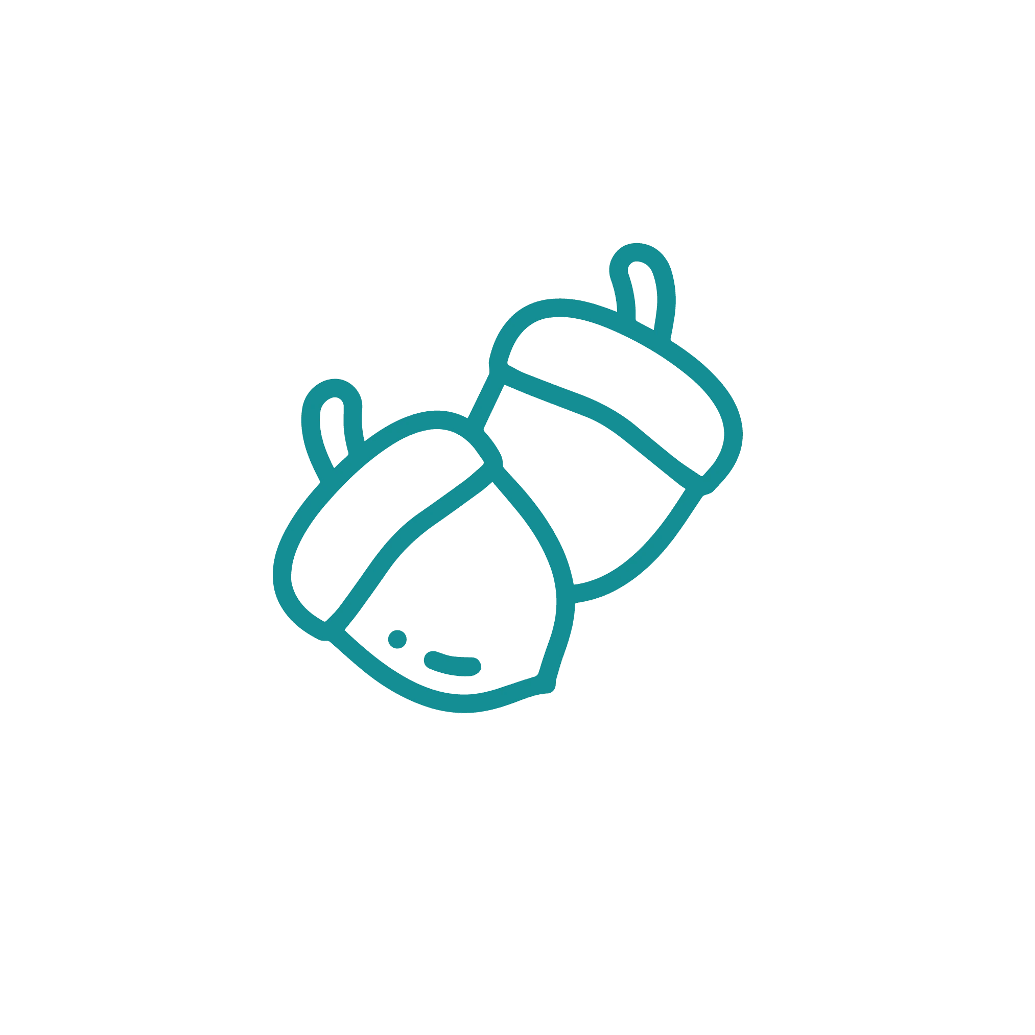 Acorn icon symbolizing growth in client and Virtual Assistant communication partnerships