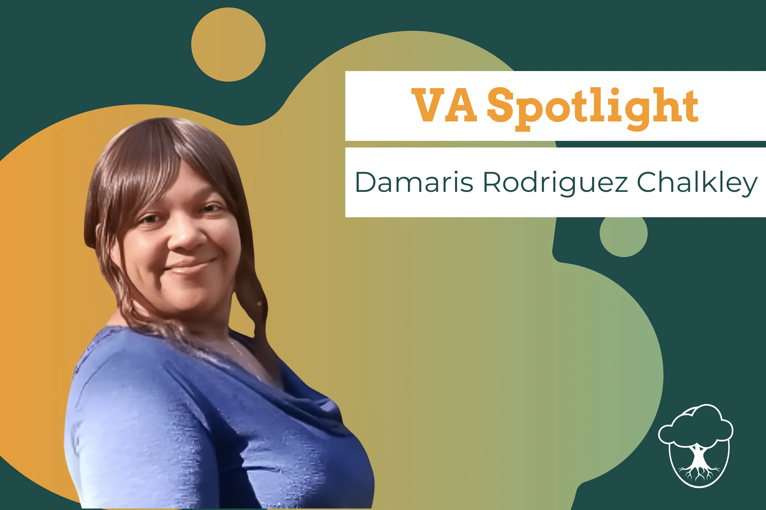 Professional headshot of Damaris Rodriguez Chalkley, HR and operations Virtual Assistant