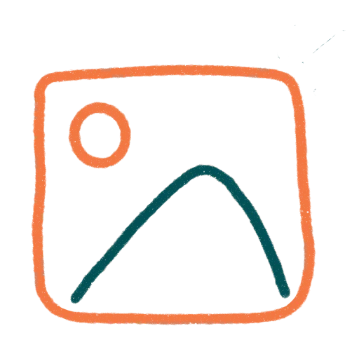 Hand-drawn image frame
