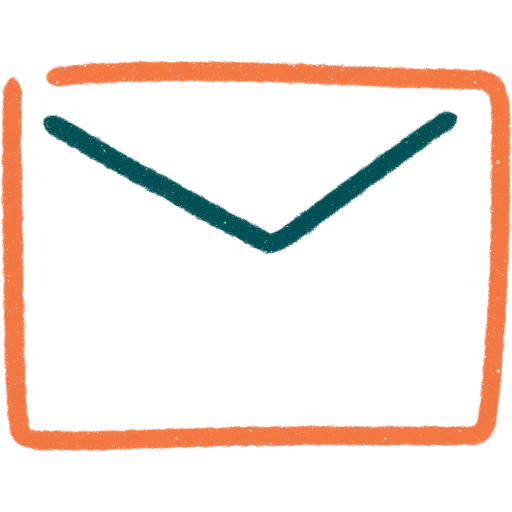 Hand-drawn envelope