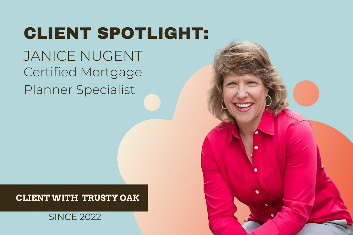 Janice Nugent, certified mortgage planner specialist helping clients achieve financial freedom